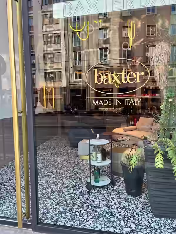 Baxter — кожаные диваны ручной работы, Милан