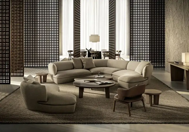 Flexform — sofa in a living room interior, 2026 collection
