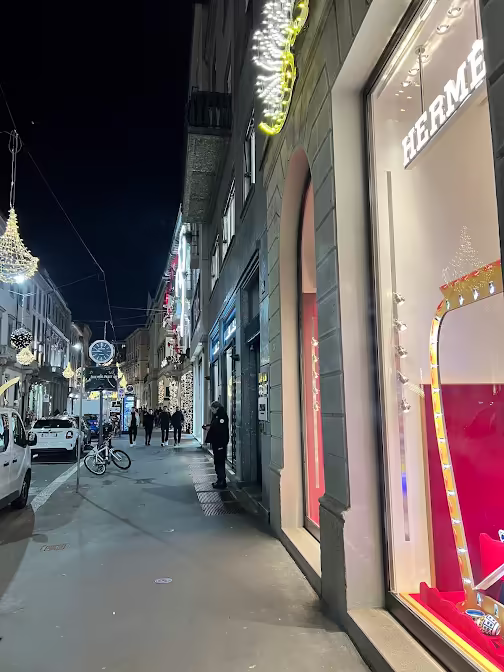 Hermès Maison — домашняя коллекция, Via Montenapoleone