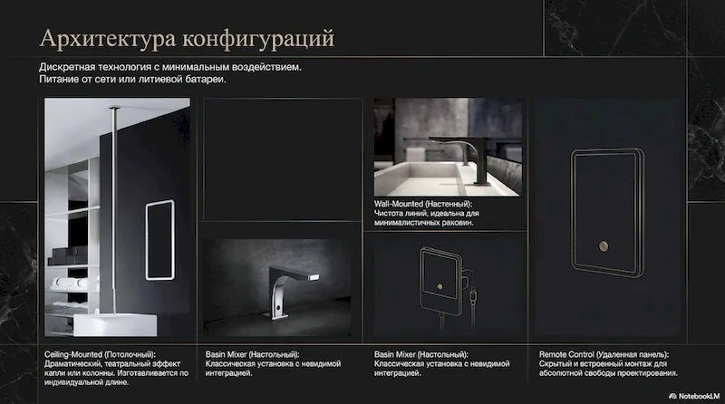 Электронные сенсорные смесители Gessi нового поколения