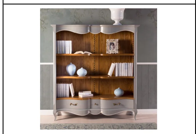 Книжный шкаф Stella del Mobile ST.3213B классический стеллаж