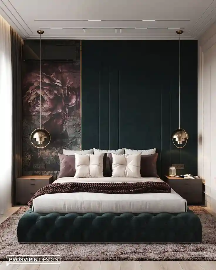 Спальня Minotti — детали интерьера